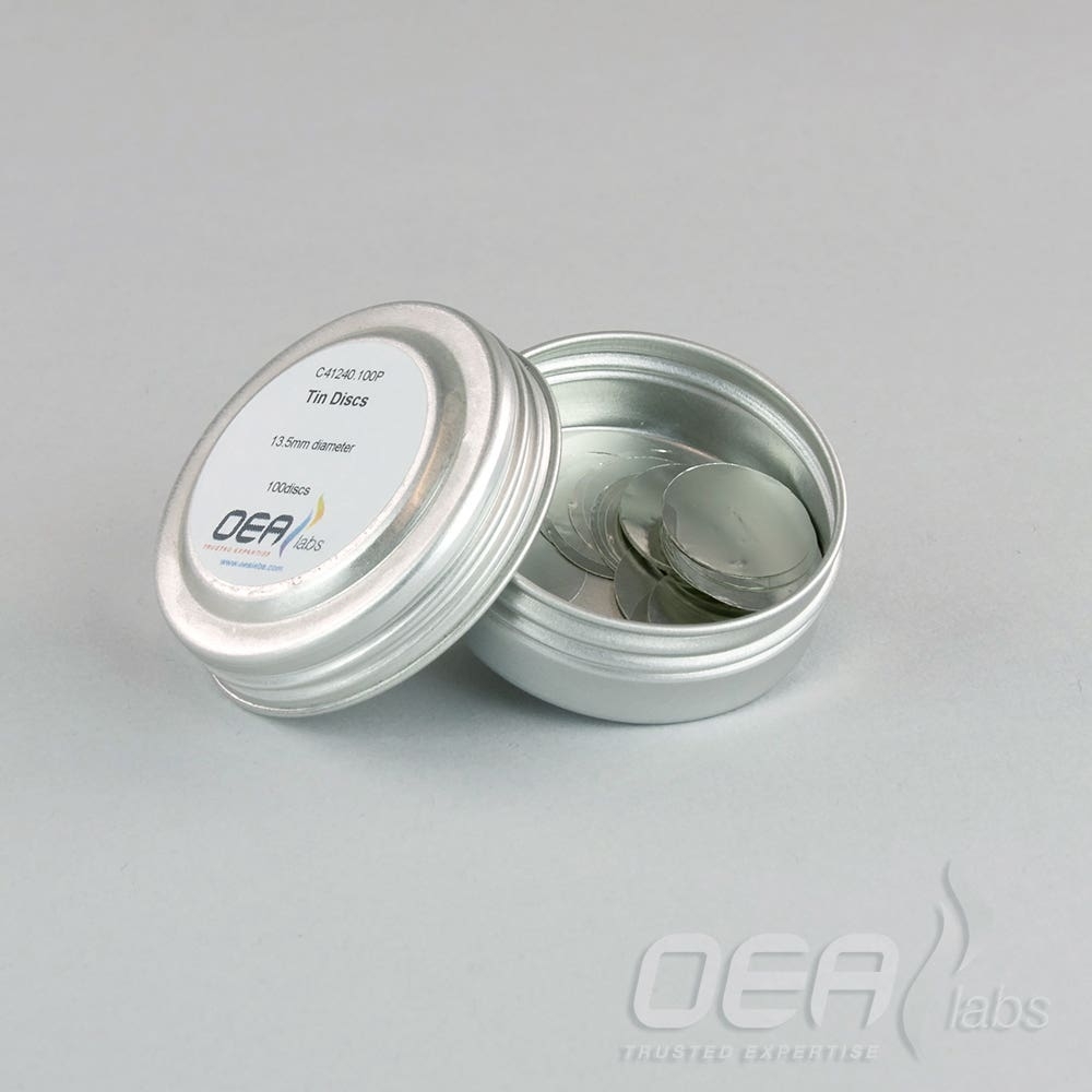 Tin Discs, Std Clean, 13.5mm diameter C41240.100P