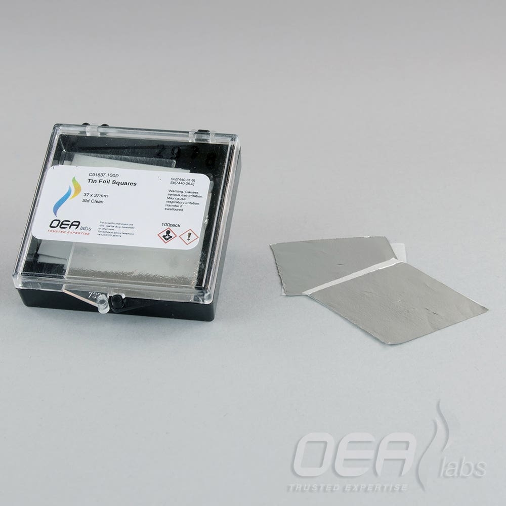  Tin Foil Squares 37mm C91837.100P