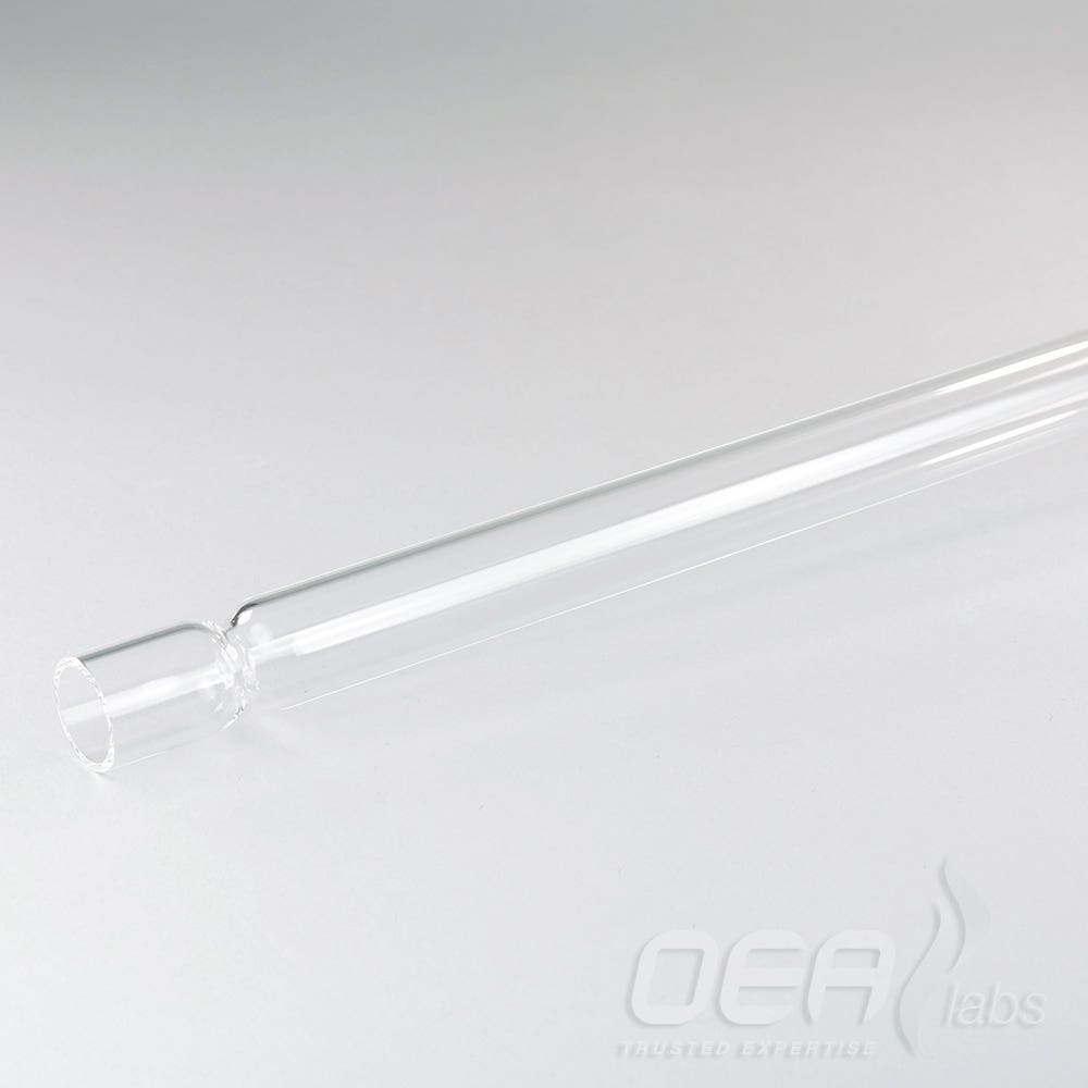 Reaction Tube, transparent silica, grooved, SW, 1108/1110/15 G11103.001E