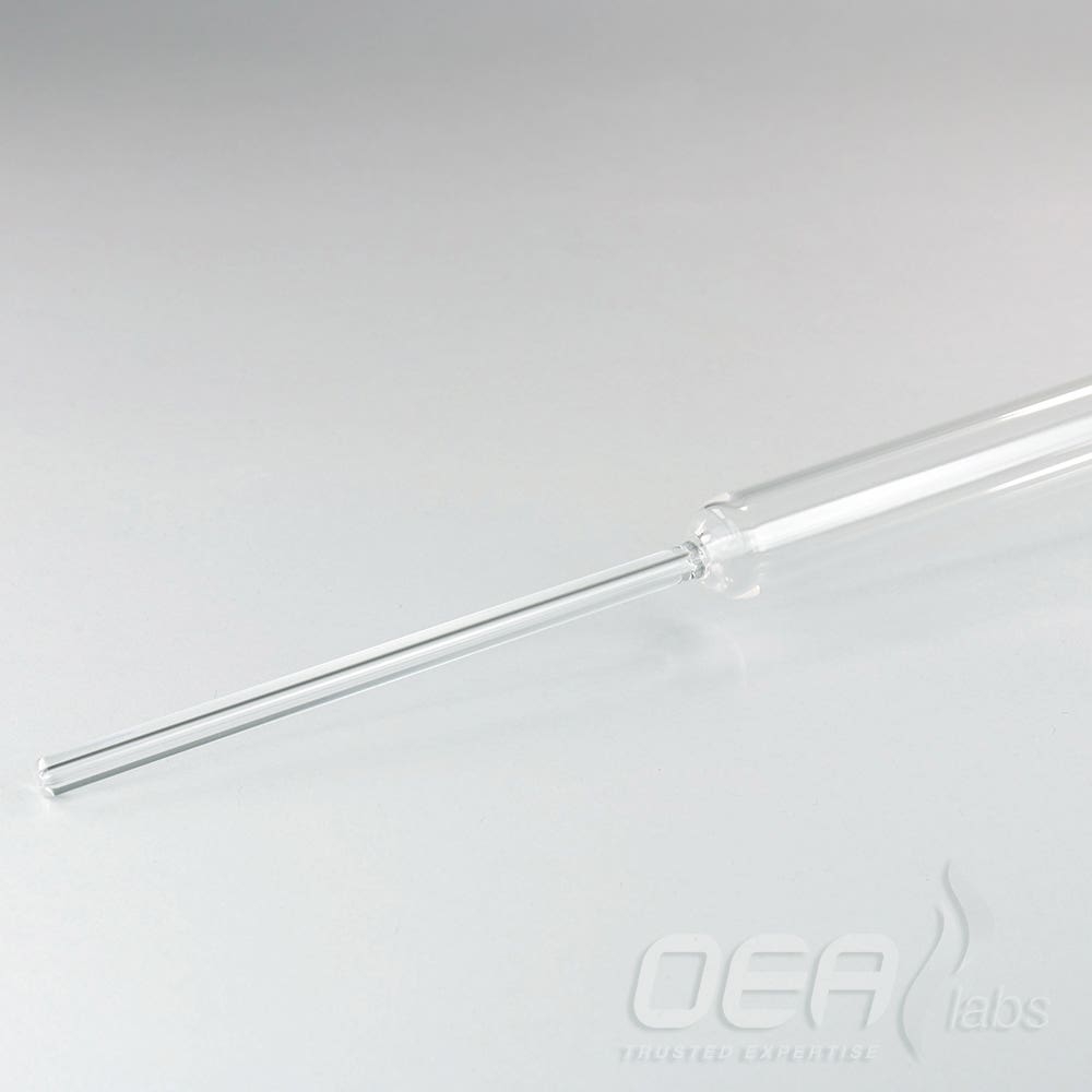 Pyrolysis Tube, transparent silica, SW, 1108/1110/1500-2/250 G11116.001E