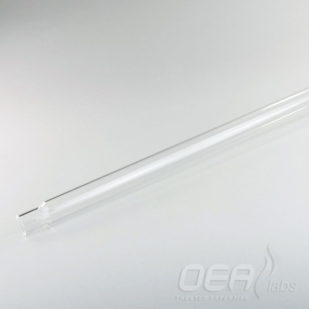 Reaction Tube, transparent silica, SW, Q&E G11201.001E