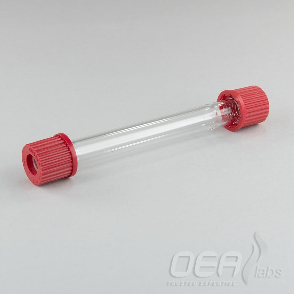 Scrubbing Tube, GL14 thread, 110mm, caps & seals G21011.001E