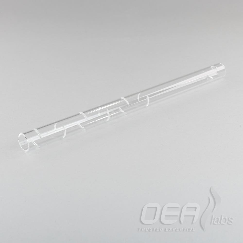 Swarf Crucible 200mm, silica, for HW tubes, straight end G31202.001E