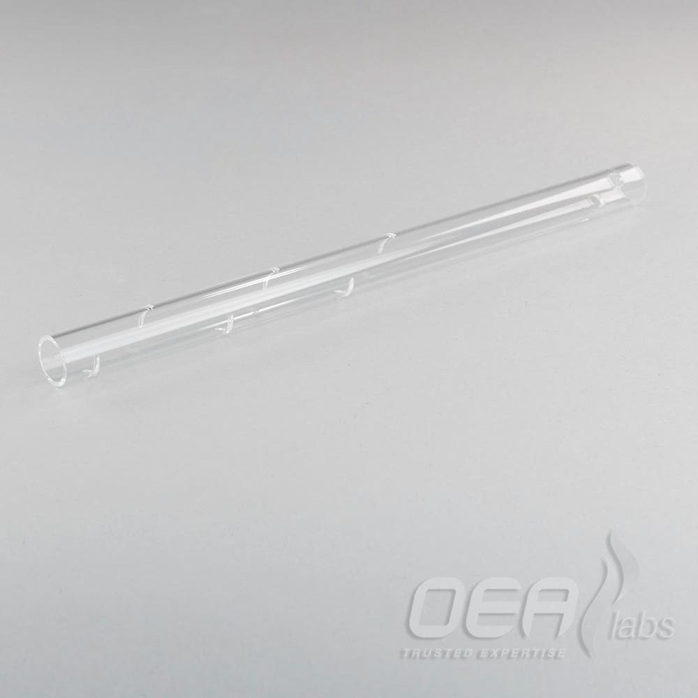 Swarf Crucible 205mm, silica, for HW tubes, straight end G31207.001E