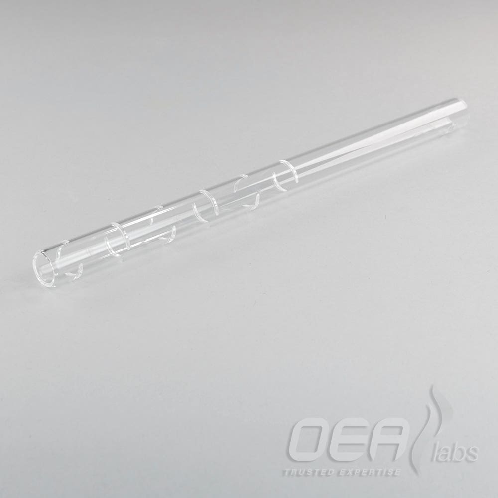 Swarf Crucible 210mm, silica, for HW tubes, reduced end G31210.001E