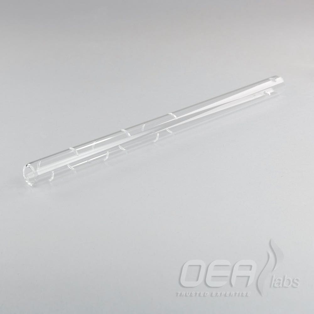 Swarf Crucible 215mm, silica, for SW tubes, reduced end G31216.001E