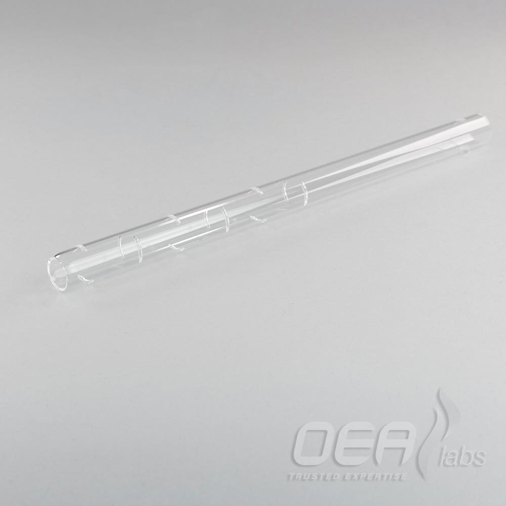 Swarf Crucible 220mm, silica, for SW tubes, reduced end G31221.001E