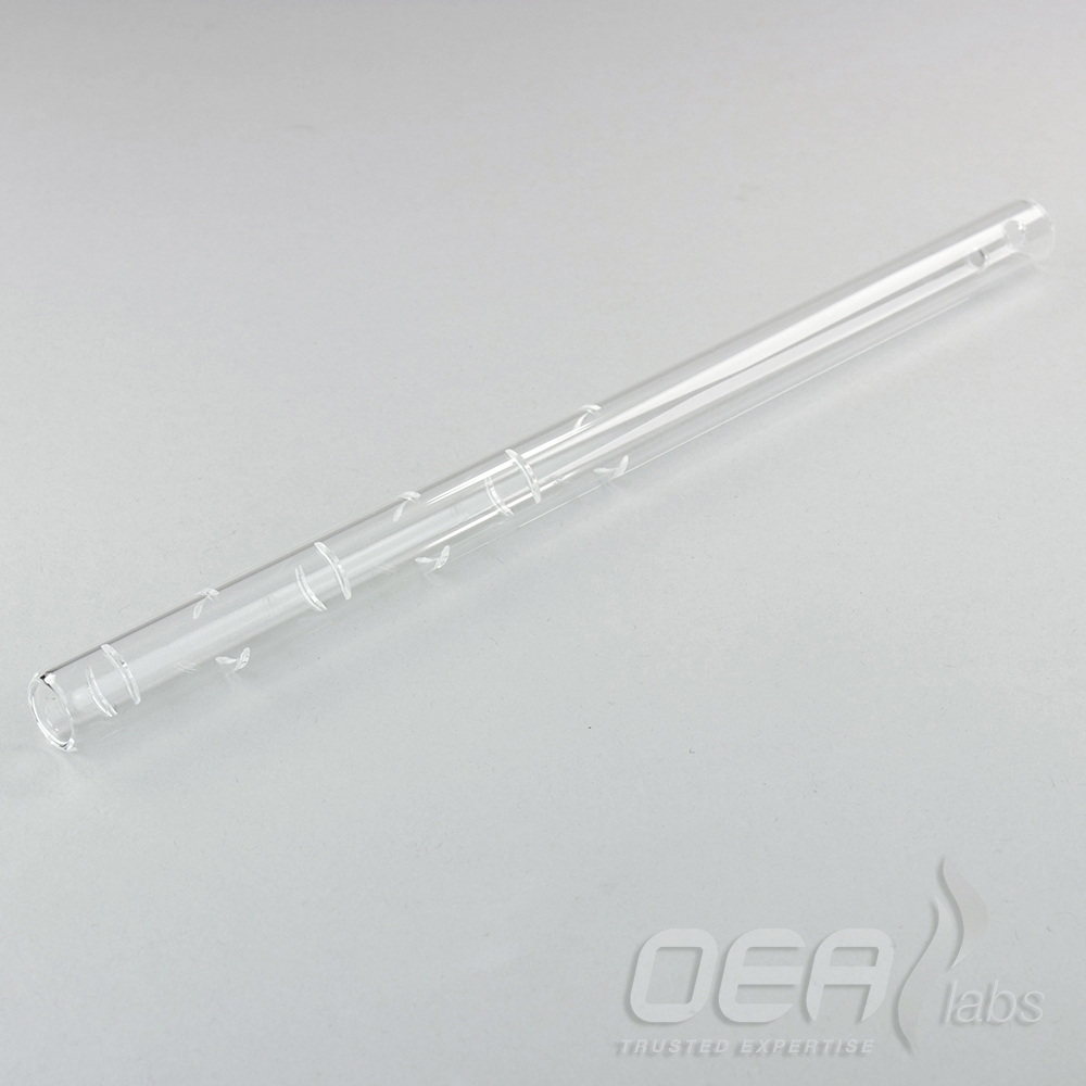Swarf Crucible 225mm, silica, for HW tubes, reduced end G31225.001E
