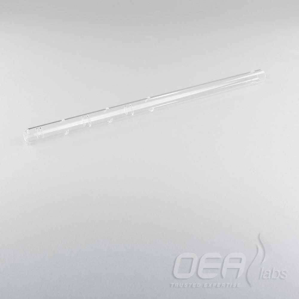 Swarf Crucible 240mm, silica, for HW tubes, reduced end G31240.001E