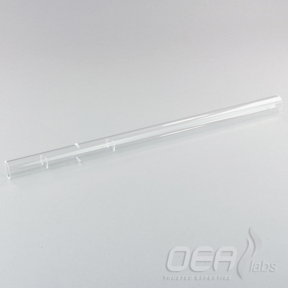 Swarf Crucible, Economy, transparent silica, 220x13mm G31300.005P