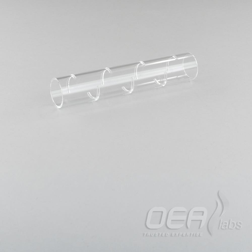 Swarf Crucible, PE 2400, transparent silica G35010.001E