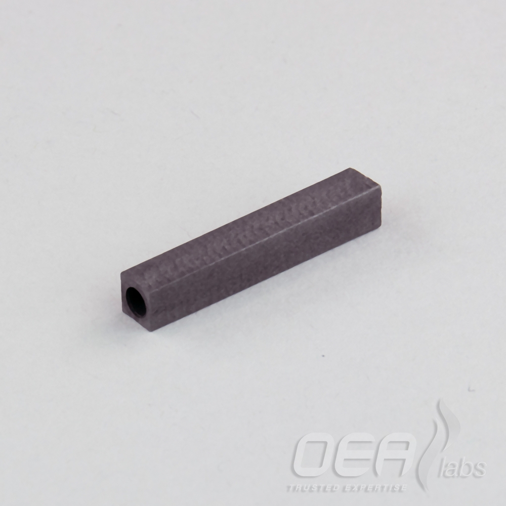 Crucible 7mm, Graphite, Square, 4.5 x 30mm, 3.6mm bore G52100.001E