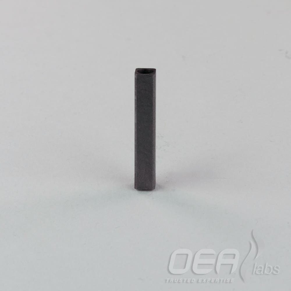 Crucible 7mm, Graphite, Square, 5 x 30mm, 4mm bore G52102.001E
