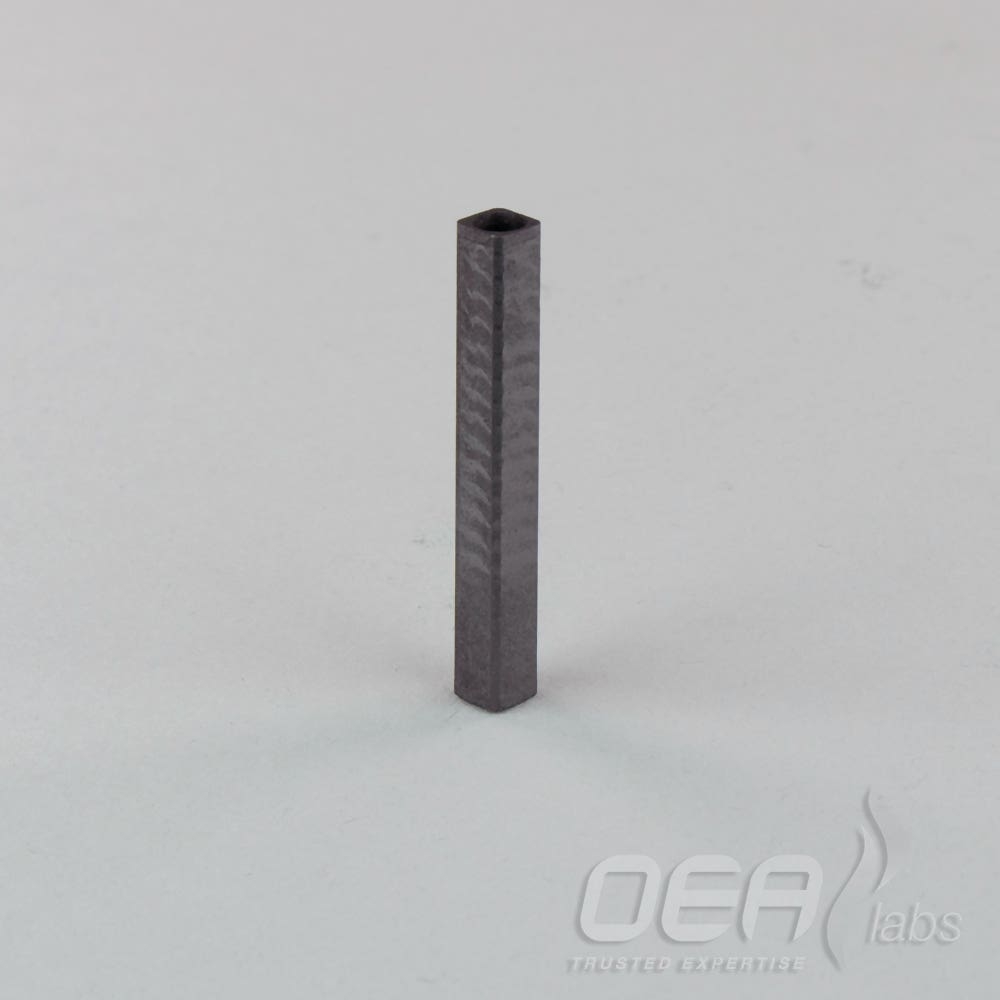 Crucible 7mm, Long, Graphite, Square, 5 x 40mm, 4mm bore G52103.001E