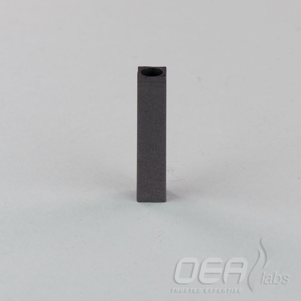 Crucible 9mm, Graphite, Square, 6 x 30mm, 5mm bore G52150.001E