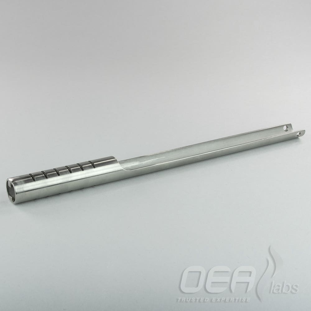Swarf Crucible, Stainless, 25mm tubes, slits & tabs, 220mm M10333.001E