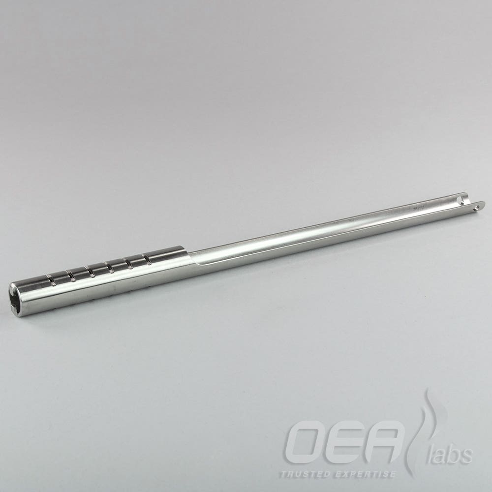 Swarf Crucible, Stainless, 19.5mm tubes, slits & tabs, 250mm M10340.001E