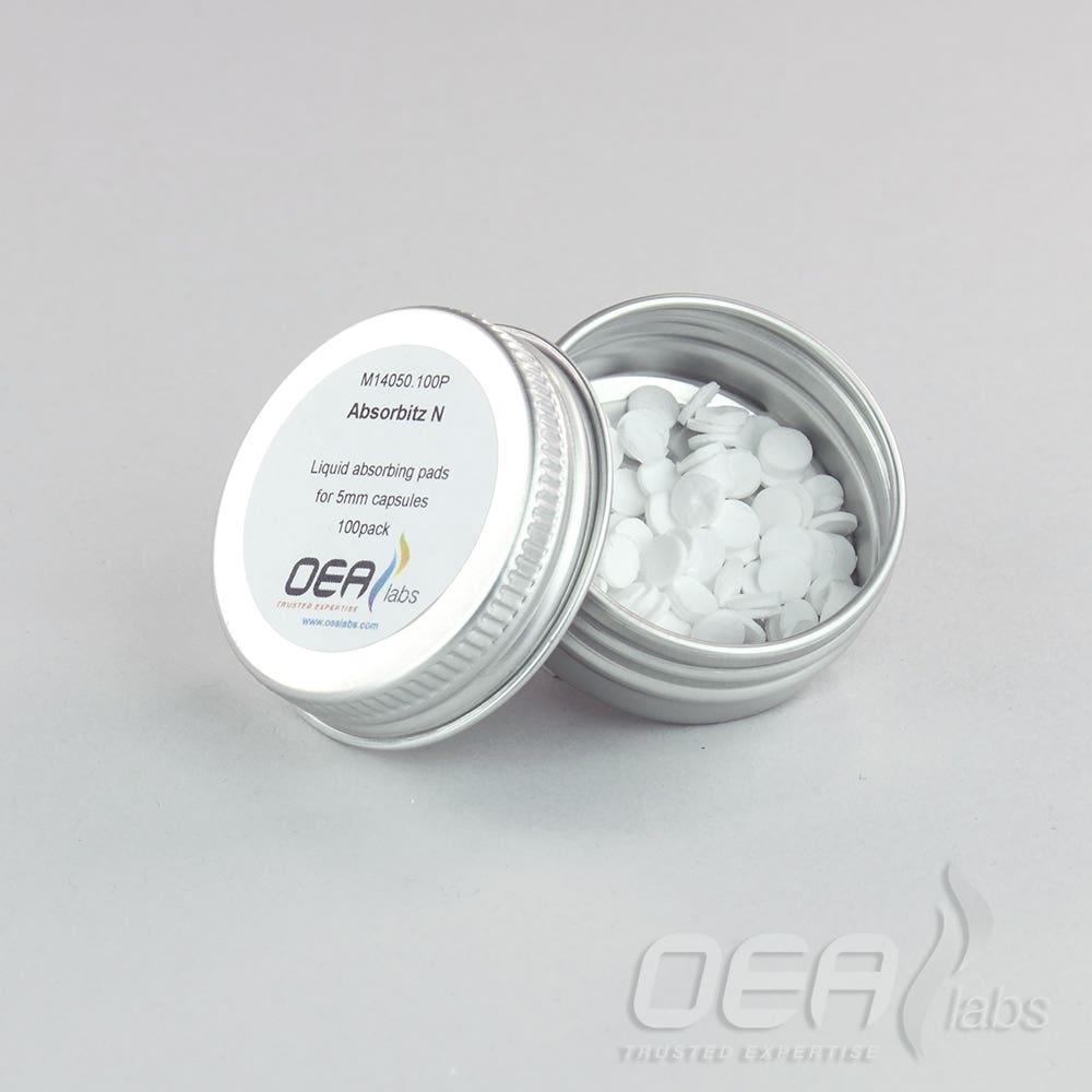 Absorbitz N absorbing pads for 5 mm diam capsules M14050.100P
