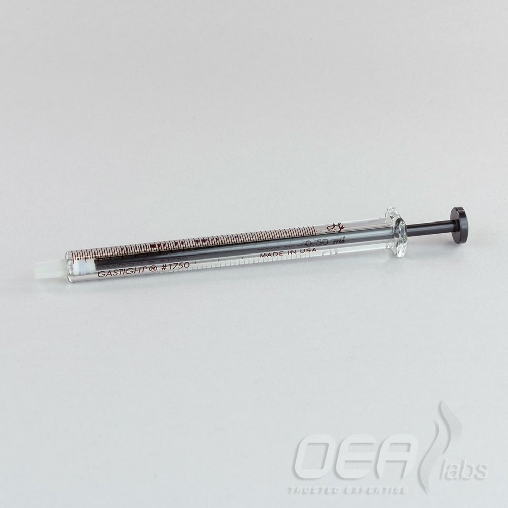 Syringe, 500 microlitre, 1750LT, 81201, Luer Tip M32160.001E