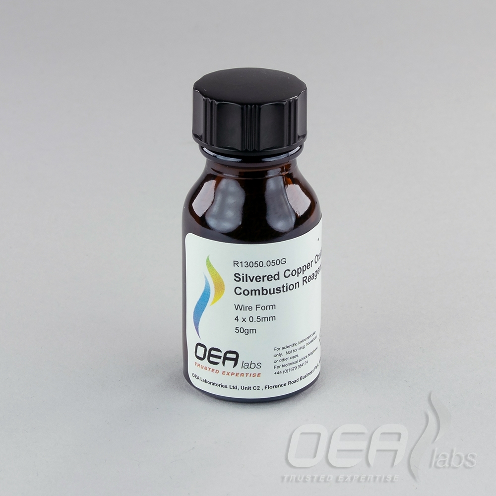 Copper Oxide Combustion Reagent, Silvered Fine Wires, OEA R13050.050G