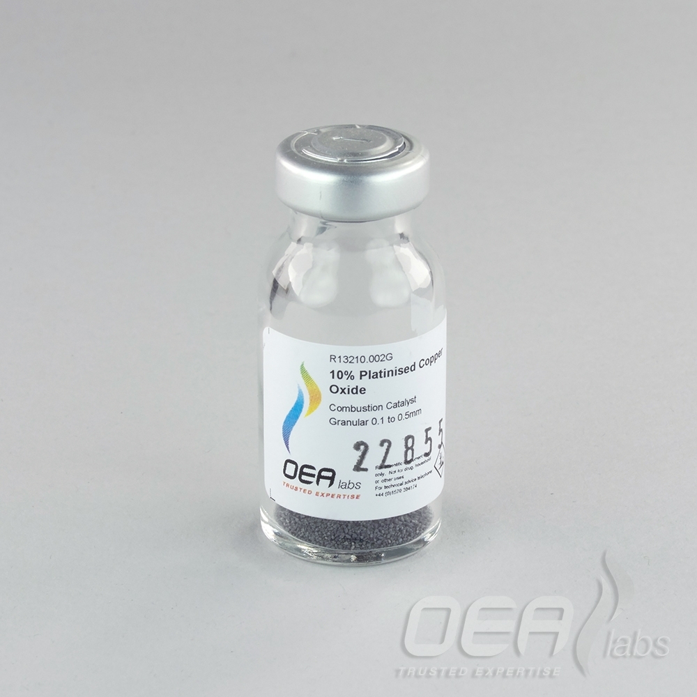 Platinised Copper Oxide 10%, granular, 0.1 to 0.5mm, OEA R13210.002G