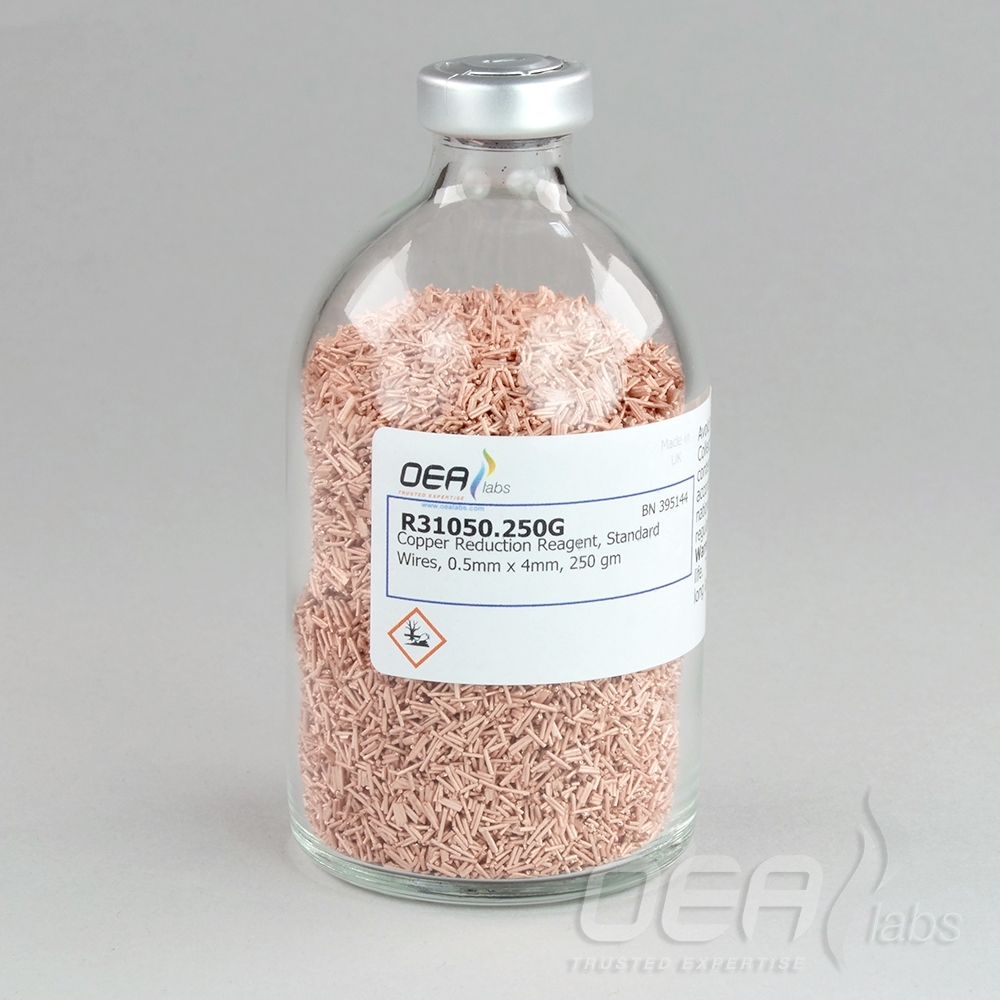 Copper Reduction Reagent, Wires, 0.5 x 4mm, OEA R31050.250G