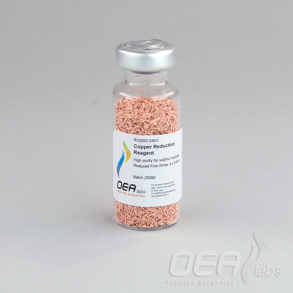 Copper Reduction Reagent, High Purity, Wires, 0.5 x 4mm, OEA R32050.040G