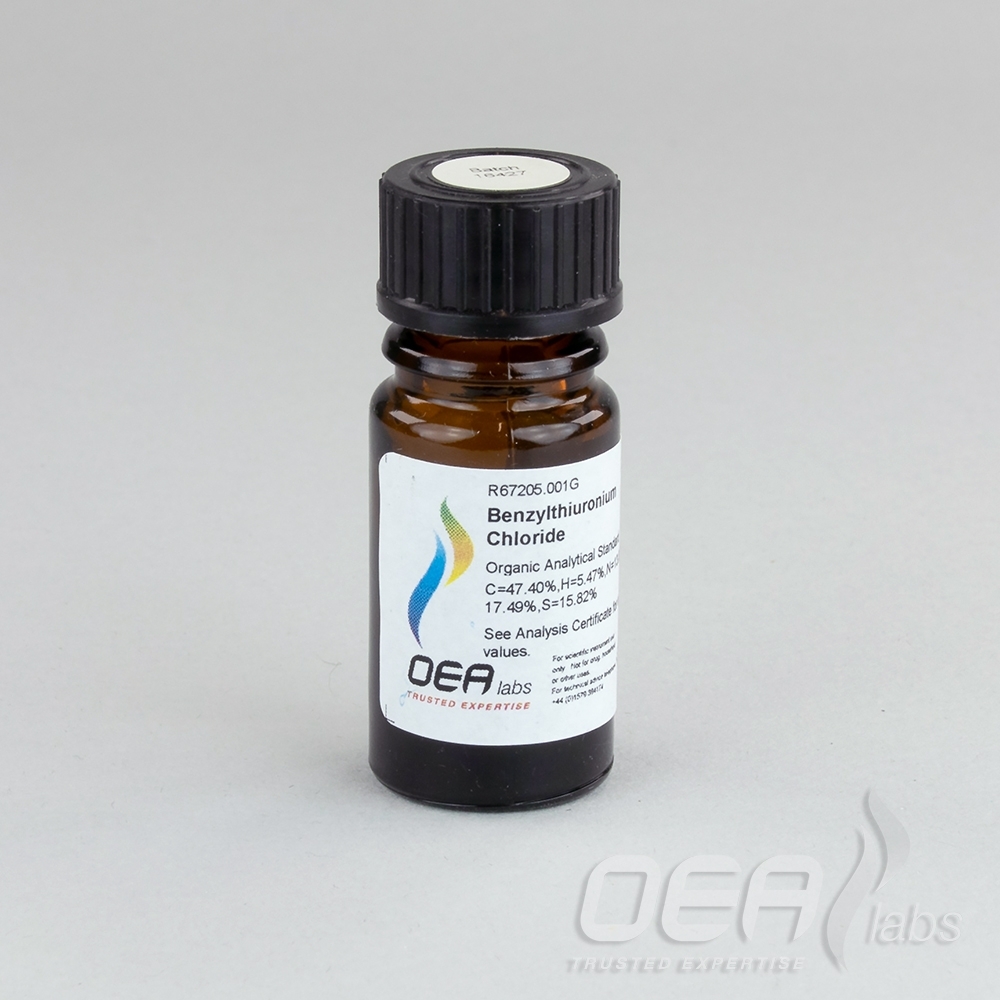 Benzylthiuronium Chloride Reference Standard, OAS R67205.001G