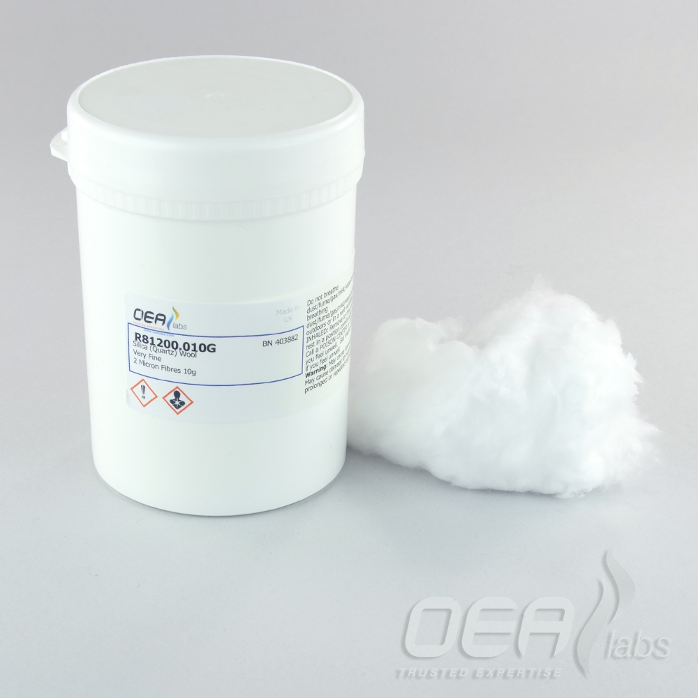 Silica Wool, very fine, 2 micron, OEA R81200.010G