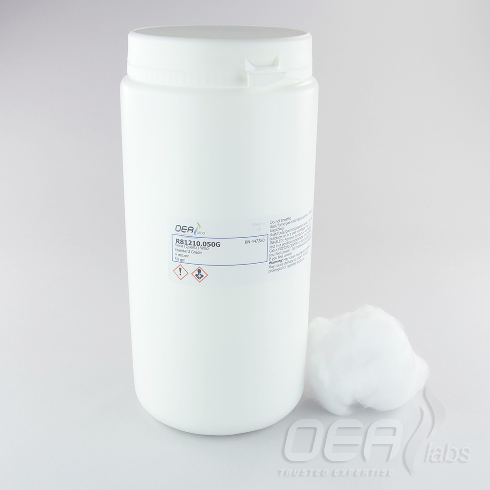 Silica Wool, medium, 4 micron, OEA R81210.050G