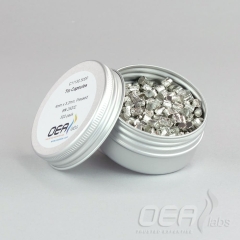 Tin Capsules, Pressed, Std Clean, 4  x 3.2mm C11130.500P
