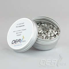 Tin Capsules, Pressed, Std Clean, 5  x 3.5mm C11240.500P