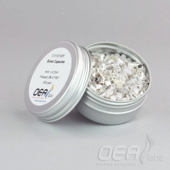 Silver Capsules, Pressed, Std Clean, 4  x 3.2mm C12130.500P