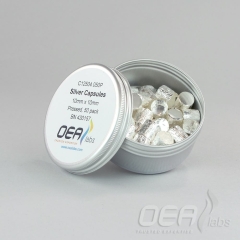 Silver Capsules, Pressed, Std Clean, 10 x 10mm C12504.050P