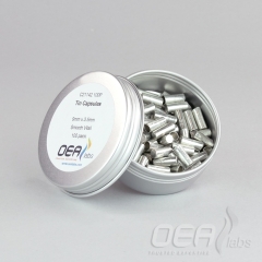 Tin Capsules, Smooth, Std Clean, 9 x 3.5mm C21142.100P