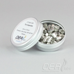 Tin Capsules, Pressed, Ultra-Clean, 5  x 3.5mm C71240.100P