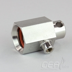 Reactor Connector, Flash, 18mm to 2x1mm tube, 350 08433 E21748.001E