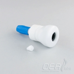 Reactor Connector, PTFE, 6mm to 2mm PTFE tube, c/w ferrules E21772.001E