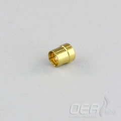 Tubing Ferrule, Flash Reactor Connector, brass, 4mm E21850.001E