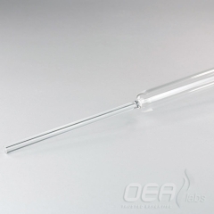 Pyrolysis Tube, transparent silica, HW, 1108/1110/1500-2/250 G11115.001E