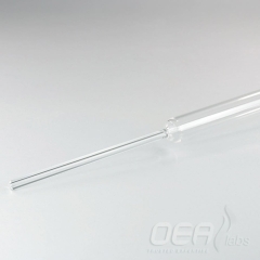 Pyrolysis Tube, transparent silica, SW, 1108/1110/1500-2/250 G11116.001E