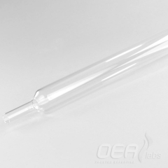 Nitrogen Reaction Tube, transparent silica, SW, PE2400 G15016.001E