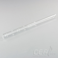 Swarf Crucible 195mm, silica, for HW tubes, reduced end G31195.001E