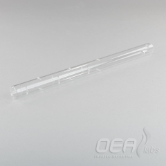 Swarf Crucible 195mm, silica, for SW tubes, reduced end G31196.001E