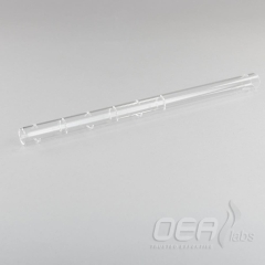 Swarf Crucible 200mm, silica, for HW tubes, reduced end G31200.001E