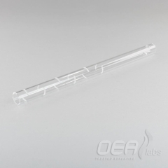 Swarf Crucible 200mm, silica, for HW tubes, straight end G31202.001E