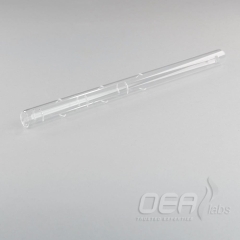 Swarf Crucible 205mm, silica, for SW tubes, reduced end G31206.001E