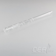 Swarf Crucible 210mm, silica, for HW tubes, reduced end G31210.001E