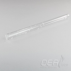 Swarf Crucible 210mm, silica, for SW tubes, reduced end G31211.001E