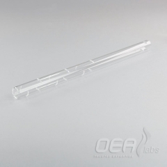 Swarf Crucible 215mm, silica, for SW tubes, reduced end G31216.001E